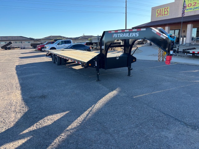 30' Gooseneck, Low-Pro Flatdeck with Duals, 25K GVWR, 14 PLY - Image 2
