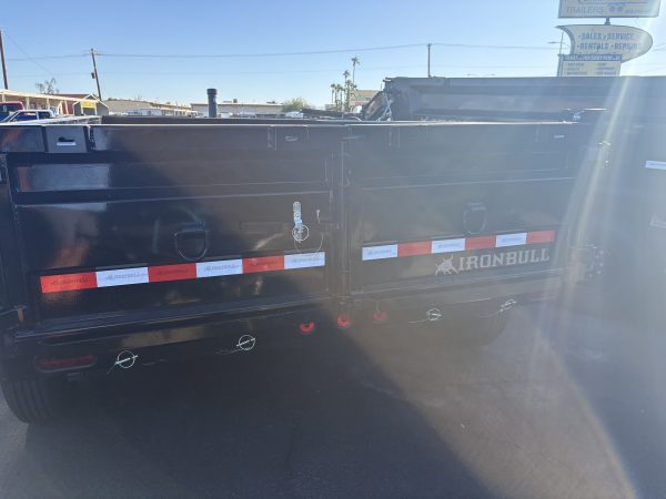 12x83 IronBull Tandem Axle Dump, 14K GVWR, 24" Sides