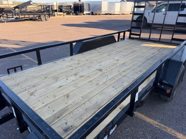 14x72 Tandem Axle 7K GVWR, Utility (4" Channel Frame)