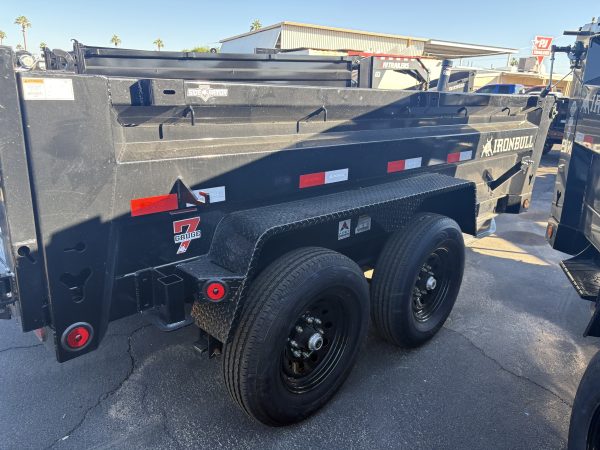 12x83 IronBull Tandem Axle Dump, 14K GVWR, 24" Sides