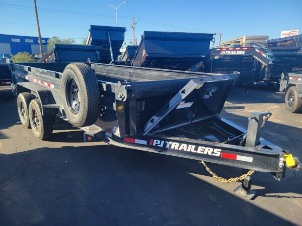 16x83 Tandem Axle, 14K GVWR, Low Pro Dump, 24" Sides