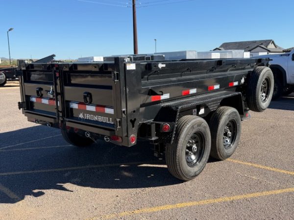 12x72 IronBull Tandem Axle Dump, 14K GVWR, 24" Sides