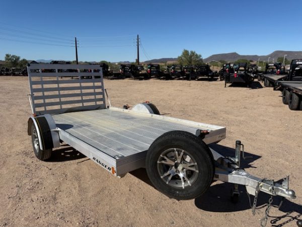 12X72 Single Axle, Aluminum, 3K GVWR, Utility
