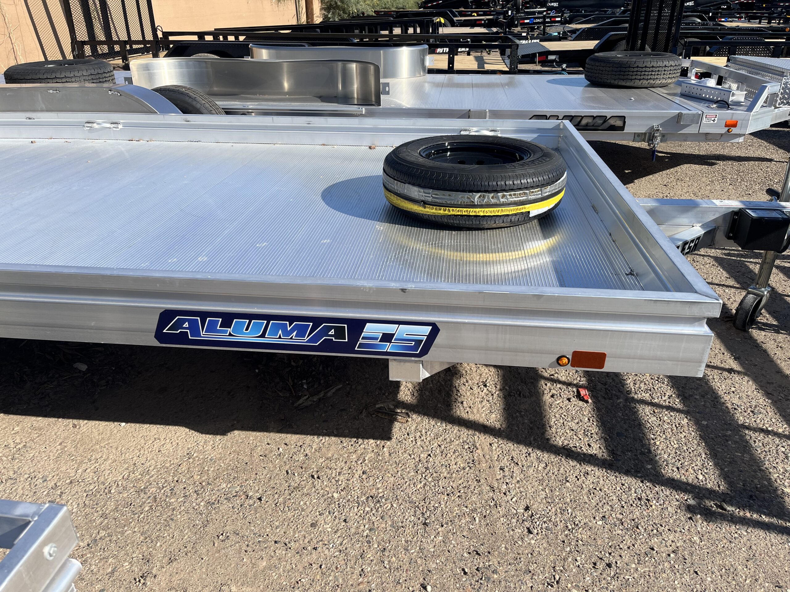 16x78 All Aluminum, 7K GVWR, Tandem Axle - 7816ESA-TA-EL-BT - Image 2