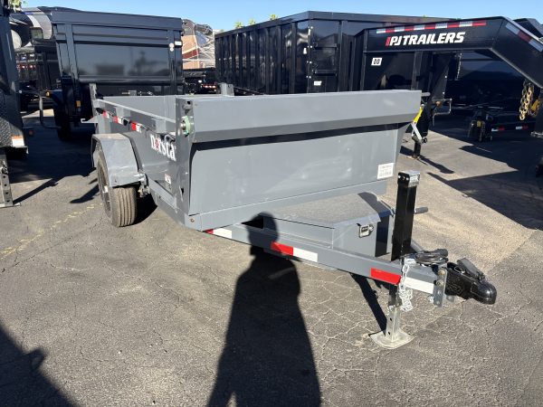 10x60 Norstar Single Axle Dump, 5.2K GVWR, 20" Sides