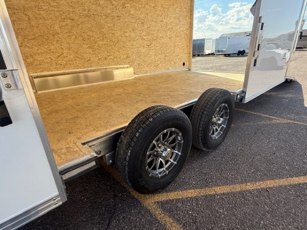 24x8.5 All Aluminum XLT-P Car Hauler, Elite Escape Door, 10K GVWR, Ramp Door