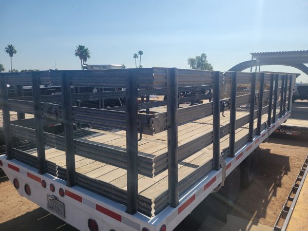 20x102 Gooseneck 14K GVWR, Removeable Sides