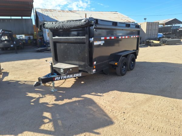 12x72 Tandem Axle, 10K GVWR, Utility Dump, Tarp Kit, Extra D-Rings48" Sides