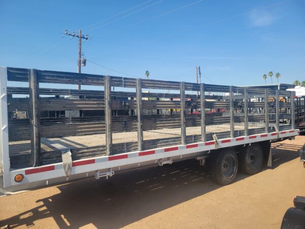 20x102 Gooseneck 14K GVWR, Removeable Sides