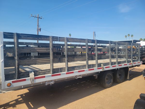 20x102 Gooseneck 14K GVWR, Removeable Sides