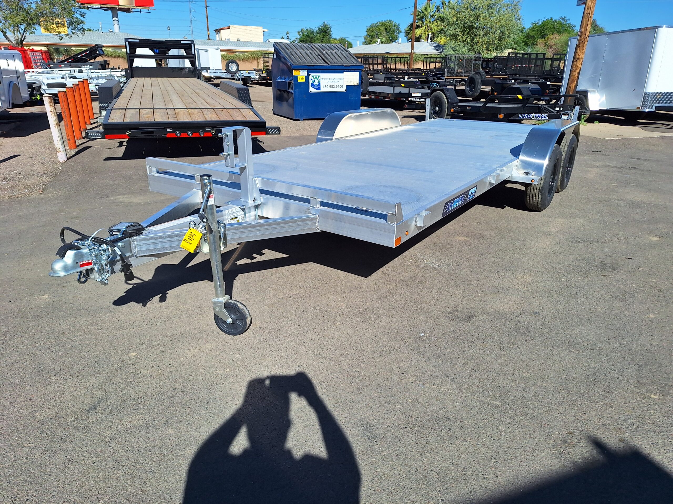 18x82 All Aluminum, 7K GVWR, Tandem Axle - 8218ESA-TA-EL-R-RTD - Image 3