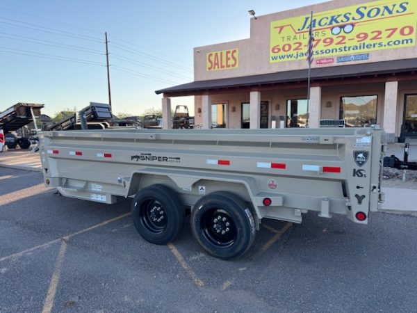 16x83 IronBull Tandem Axle, SNIPER Series, 16K GVWR, 24" Sides