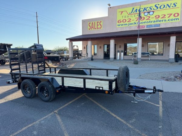 14x72 Tandem Axle 7K GVWR, Utility (4" Channel Frame)