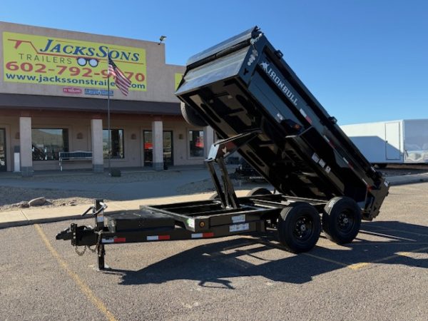 12x72 IronBull Tandem Axle Dump, 14K GVWR, 24" Sides
