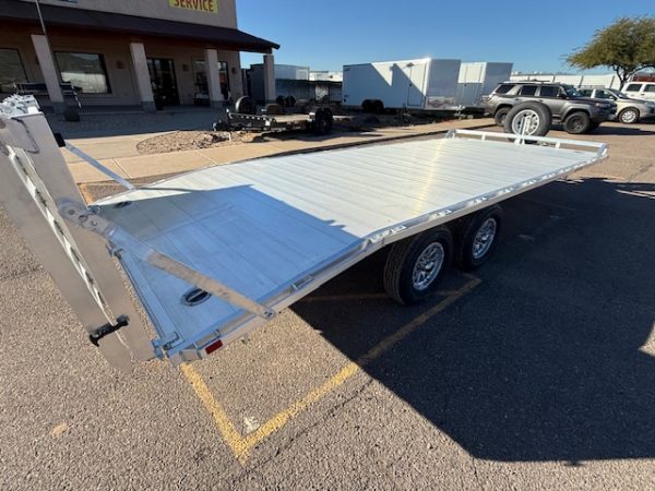 20x102 All Aluminum, 10K GVWR, Tandem Axle Deckover (1020H-TA-BT-DT-RR-RTD)