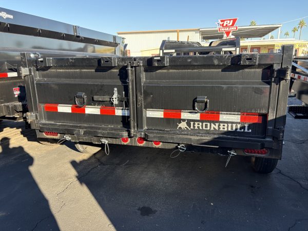 14x83 IronBull Gooseneck, Tandem Axle Dump, 14K GVWR, 24" Sides