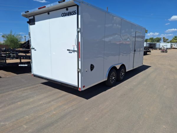 20x8.5 Jasper SE Car Hauler, 10K GVWR, Ramp Door, A/C, White Wall / Ceiling, RTP Floor