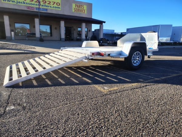 MC210 Motorcycle Trailer, 3K GVWR, Single Axle (MC210S-R-RTD)