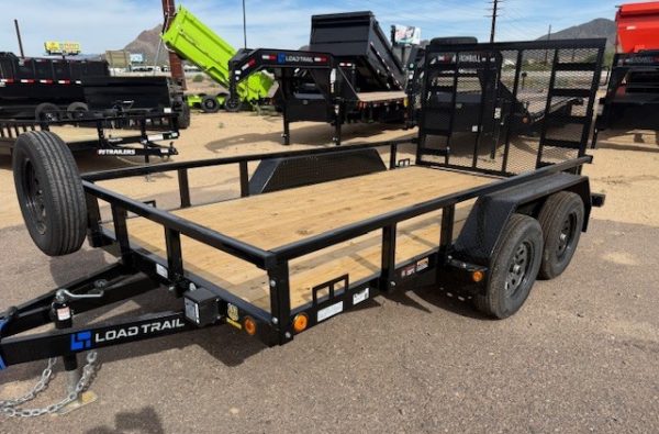 12x72 Tandem Axle, 7K GVWR, Utility (4" Channel Frame)