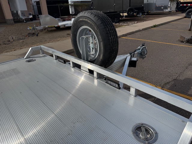 18X102 Tandem Axle, Wide Body W/ Drive-Over-Fenders, Aluminum, 10K GVWR (WB18H-TA-EL-DOF-R-RR-RTD) - Image 2