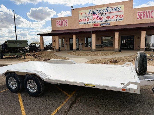 18X102 Tandem Axle, Wide Body W/ Drive-Over-Fenders, Aluminum, 10K GVWR (WB18H-TA-EL-DOF-R-RR-RTD)
