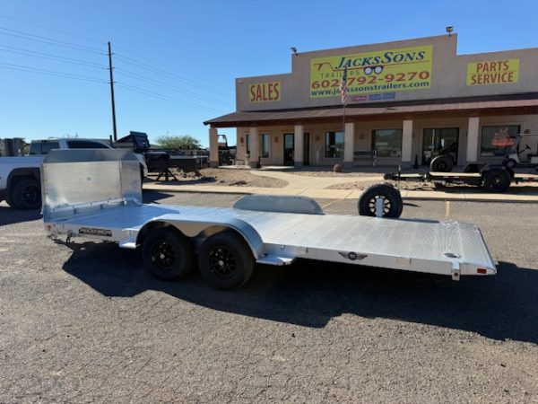 18x82 All Aluminum, 7K GVWR, Tandem Axle, Tilt (8218ANV-TILT-TA-EL-RTD)
