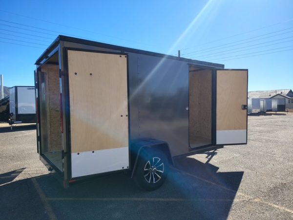 12x6 Indigo DLX, 3K GVWR, Double Doors