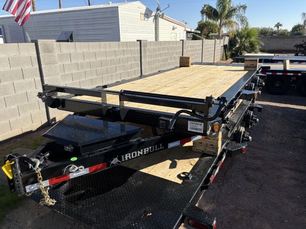 18x83 IronBull Tandem Axle, 14K GVWR, Low-Pro Gravity Tilt
