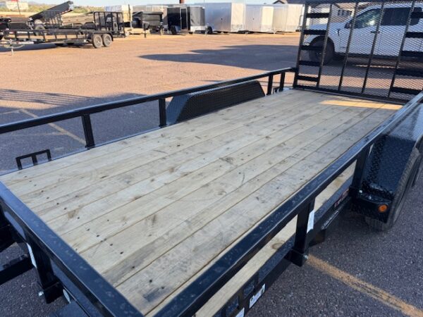 14x72 Tandem Axle, 7K GVWR, Utility (4" Channel Frame)