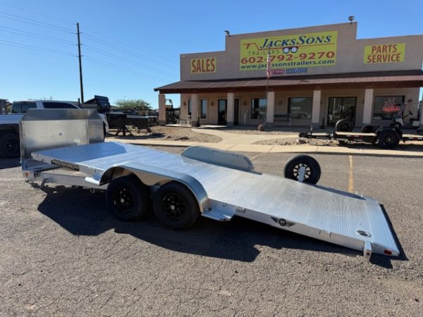 18x82 All Aluminum, 7K GVWR, Tandem Axle, Tilt (8218ANV-TILT-TA-EL-RTD)