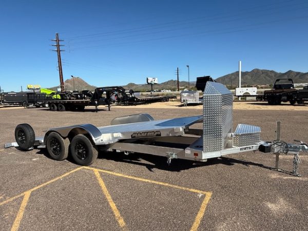 18x82 All Aluminum, 7K GVWR, Tandem Axle, Tilt (8218ANV-TILT-TA-EL-RTD)