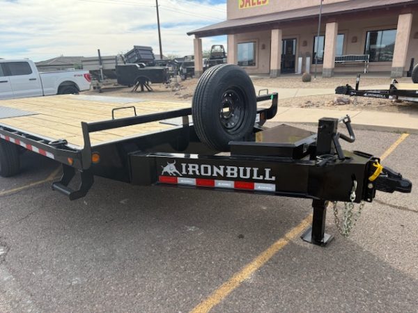 18x102 Ironbull Tandem Axle ,14K GVWR, 10" I-Beam, Deckover