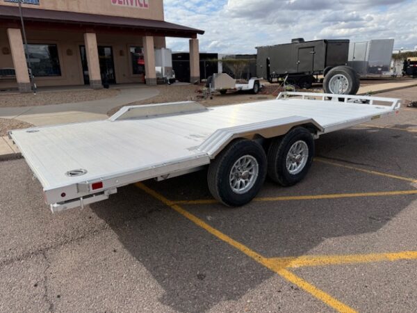 18X102 Tandem Axle, Wide Body W/ Drive-Over-Fenders, Aluminum, 10K GVWR (WB18H-TA-EL-DOF-R-RR-RTD)