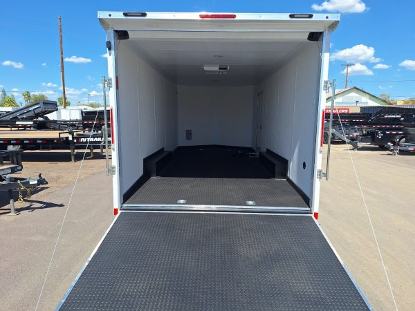 20x8.5 Jasper SE Car Hauler, 10K GVWR, Ramp Door, A/C, White Wall / Ceiling, RTP Floor