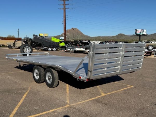 20x102 All Aluminum, 10K GVWR, Tandem Axle Deckover (1020H-TA-BT-DT-RR-RTD)