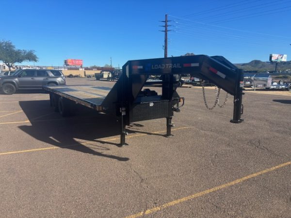 26x102 Gooseneck, Tandem Duals, 24K GVWR, Full Tilt