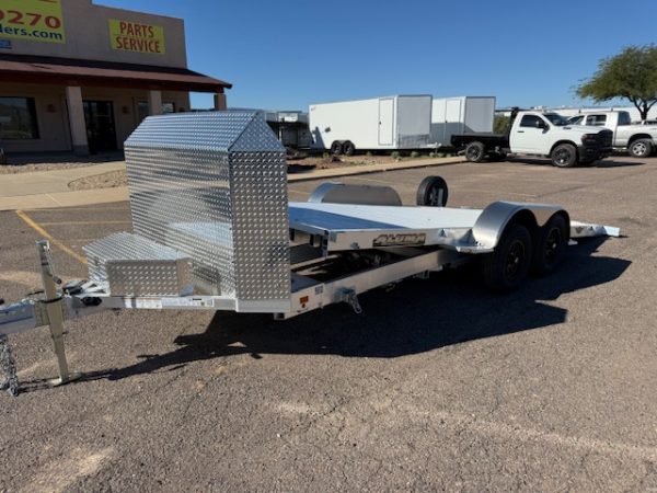 18x82 All Aluminum, 7K GVWR, Tandem Axle, Tilt (8218ANV-TILT-TA-EL-RTD)