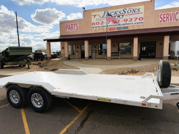 18X102 Tandem Axle, Wide Body W/ Drive-Over-Fenders, Aluminum, 10K GVWR (WB18H-TA-EL-DOF-R-RR-RTD)