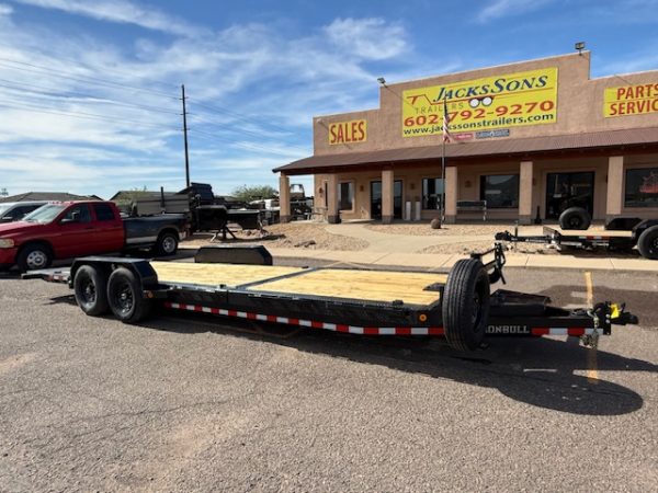 24x83 Ironbull Tandem Axle, 14K GVWR, Low-Pro Gravity Tilt