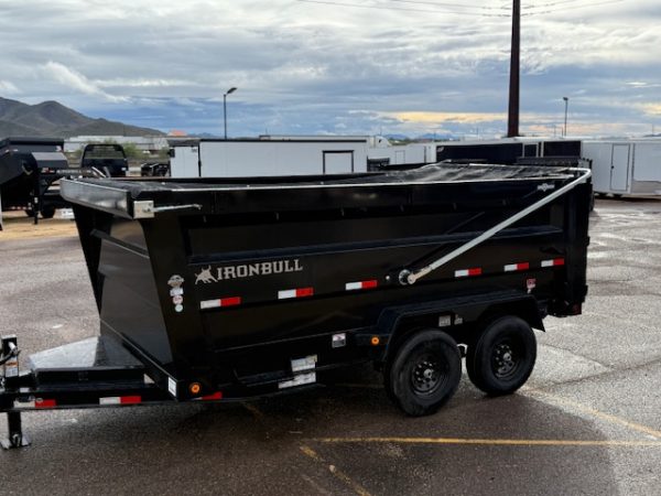 14x83 IronBull Tandem Axle Dump, 15K GVWR, 48" Sides, Pro Tarp