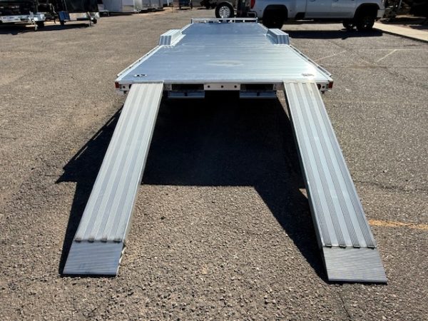 28x102" All Aluminum Wide Body, 10K GVWR, Heavy Tandem Axle, Drive-Over-Fenders (WB28H-TA-EL-DOF-R-RR-RTD)