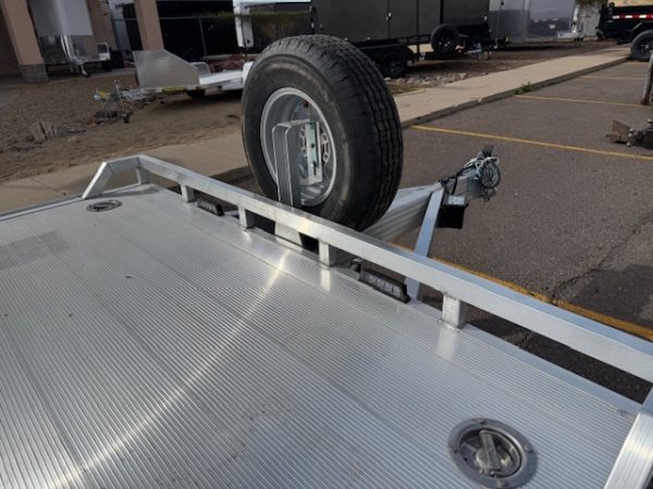 18X102 Tandem Axle, Wide Body W/ Drive-Over-Fenders, Aluminum, 10K GVWR (WB18H-TA-EL-DOF-R-RR-RTD)