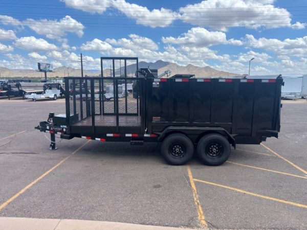 16x83 Tandem Axle, Dump/Landscape Combo, 14K GVWR, 48" sides