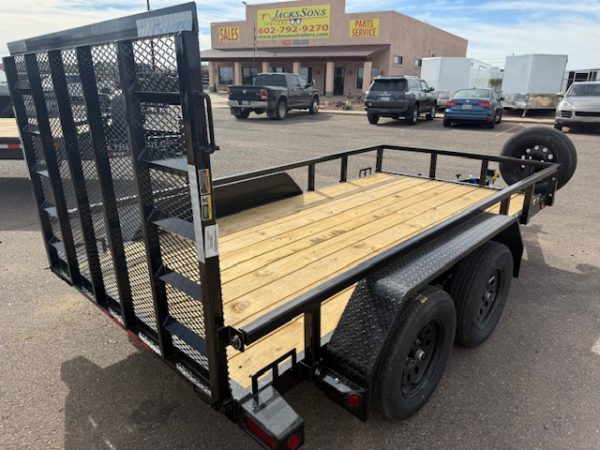 12x72 Tandem Axle, 7K GVWR, Utility (4" Channel Frame)