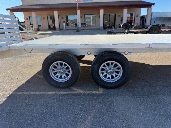 20x102 All Aluminum, 10K GVWR, Tandem Axle Deckover (1020H-TA-BT-DT-RR-RTD)