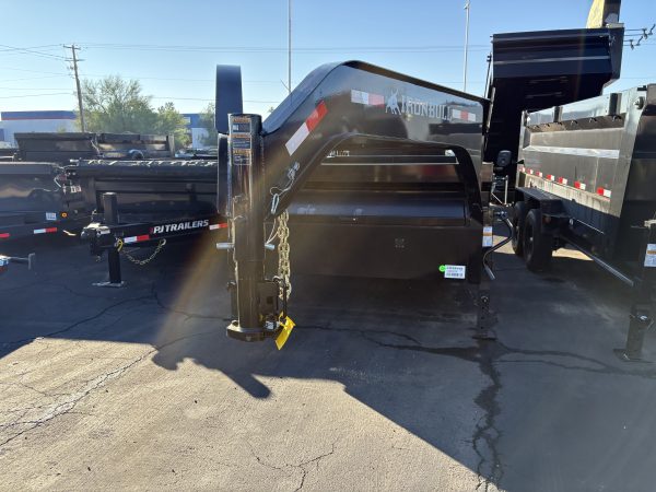 14x83 IronBull Gooseneck, Tandem Axle Dump, 14K GVWR, 24" Sides