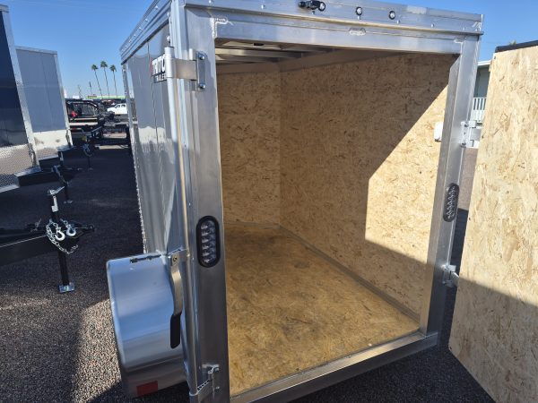 6x4 All Aluminum, NXT Enclosed, 2K GVWR, Swing Door