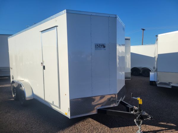 16x7 EX DLX, 7K GVWR, Ramp Door - DMG to Fender Discounted