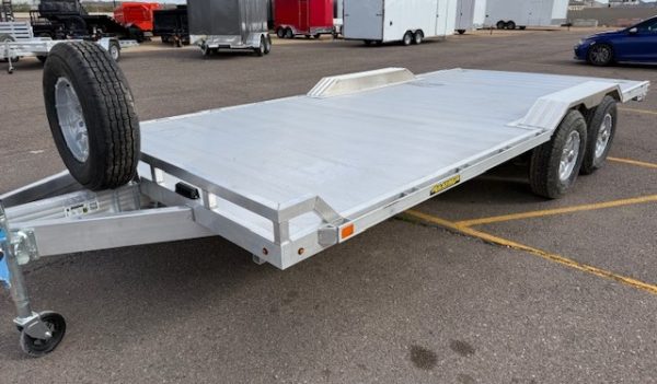 18X102 Tandem Axle, Wide Body W/ Drive-Over-Fenders, Aluminum, 10K GVWR (WB18H-TA-EL-DOF-R-RR-RTD)