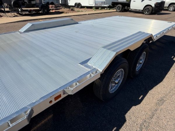 28x102" All Aluminum Wide Body, 10K GVWR, Heavy Tandem Axle, Drive-Over-Fenders (WB28H-TA-EL-DOF-R-RR-RTD)